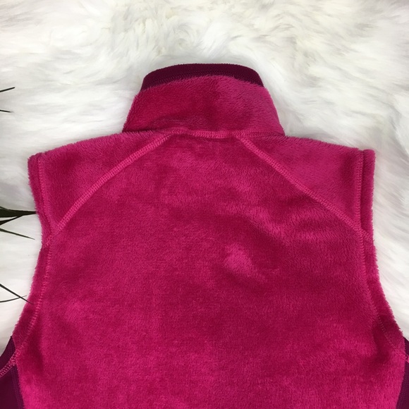 PATAGONIA Pink Polartec Fleece Vest Size XS - Picture 6 of 7
